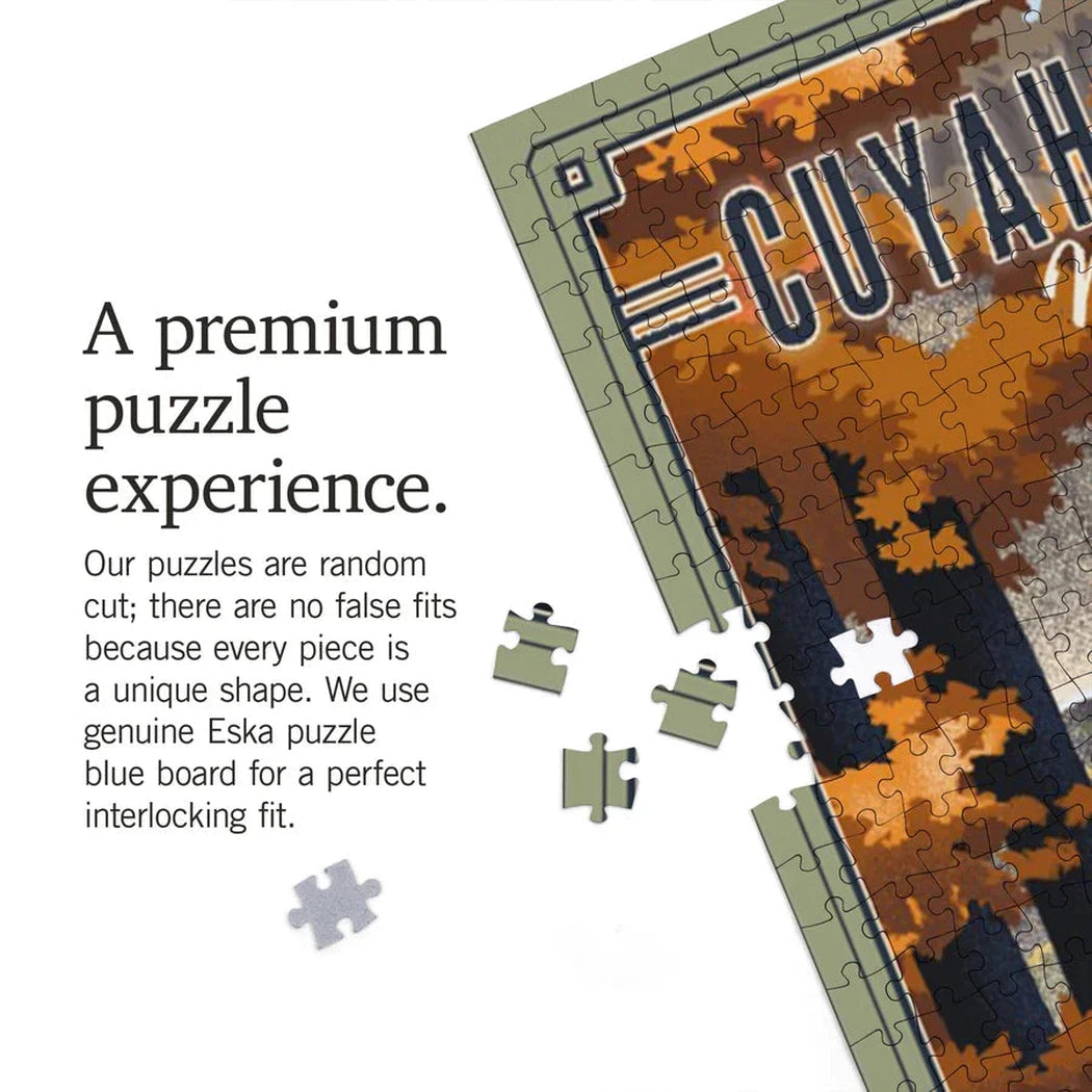 Lantern Press 1000 PIECE PUZZLE Cuyahoga Valley National Park, Ohio Litho-Accessories - Games-Lantern Press-Appalachian Outfitters