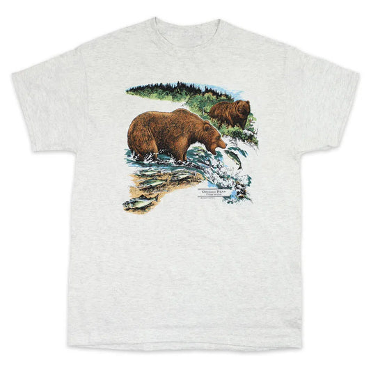 Liberty Graphics Grizzly Bears Short Sleeve T-Unisex - Clothing - Tops-Liberty Graphics-Ash-M-Appalachian Outfitters