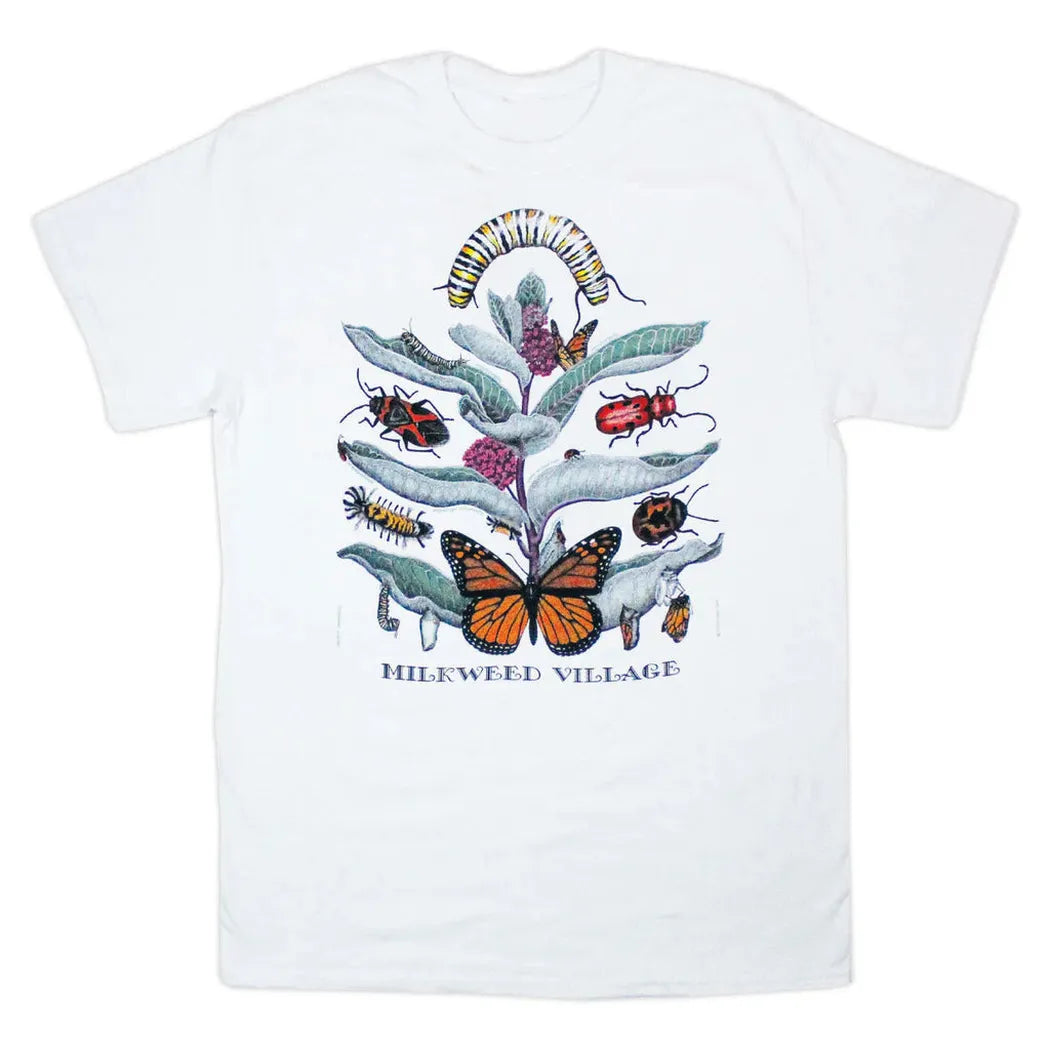 Liberty Graphics Milkweed Village Short Sleeve T-Unisex - Clothing - Tops-Liberty Graphics-Appalachian Outfitters