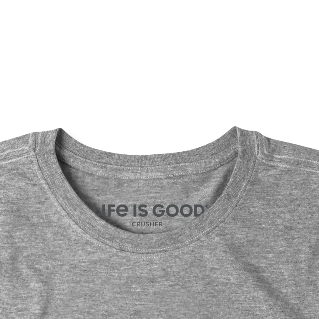 Life is Good Men's Crescent Mountain Short Sleeve Crusher Tee-Men's - Clothing - Tops-Life is Good-Appalachian Outfitters