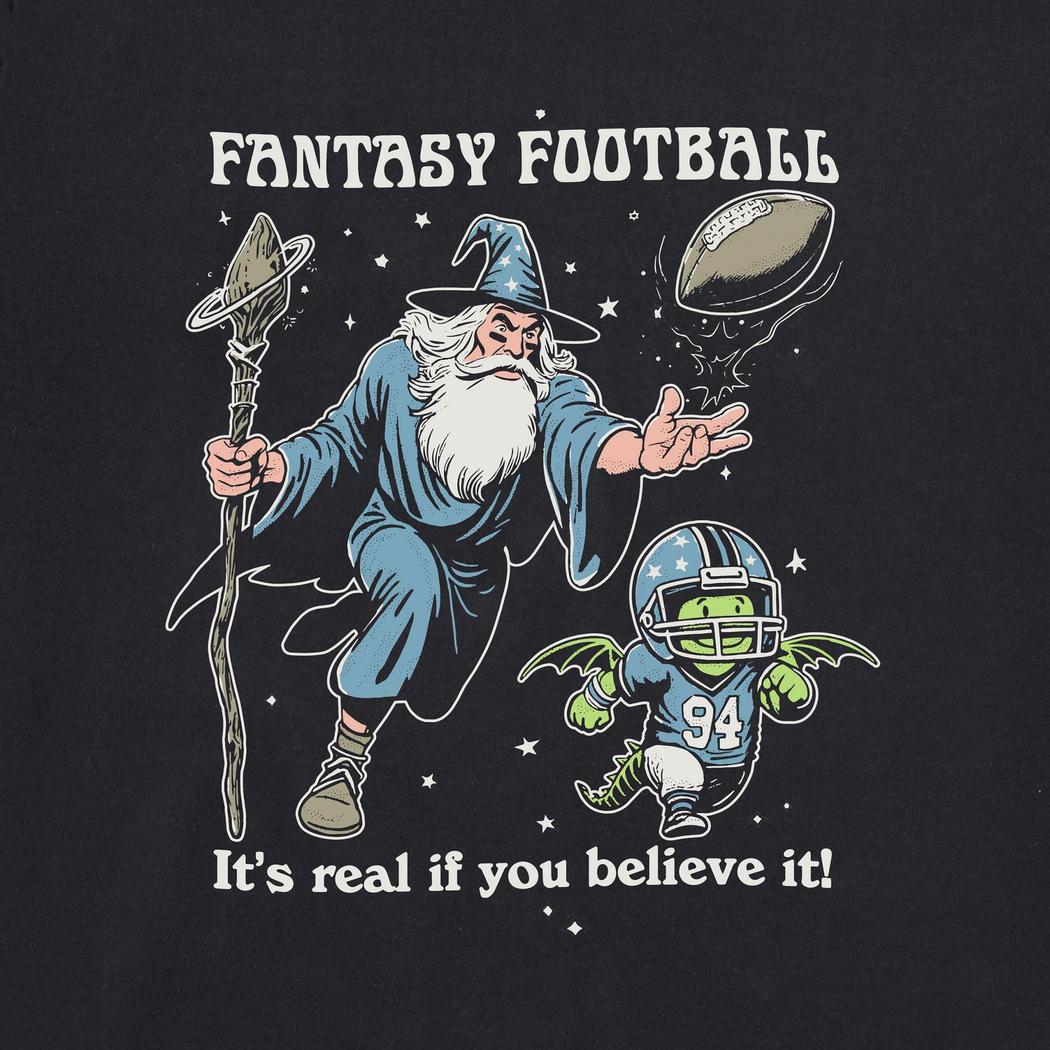 Life is Good Men's Fantasy Football Short Sleeve Crusher Tee-Men's - Clothing - Tops-Life is Good-Appalachian Outfitters