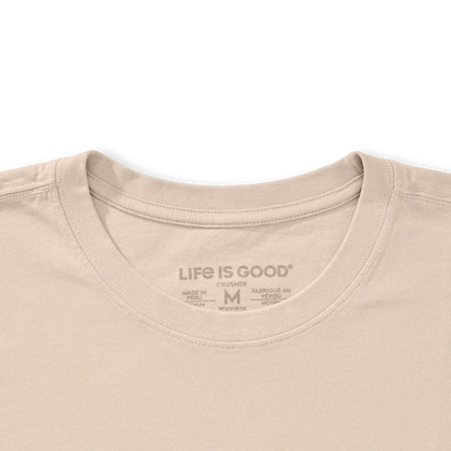 Life is Good Women's Florowl Moon Short Sleeve Crusher Tee-Women's - Clothing - Tops-Life is Good-Appalachian Outfitters