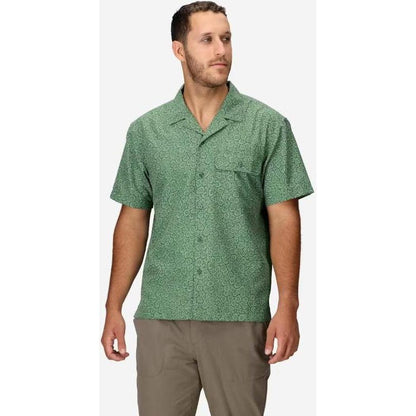 Marmot Men's AirExchange SolarShield Camp Novelty SS Shirt-Men's - Clothing - Tops-Marmot-Juniper Green Mini Bloom-M-Appalachian Outfitters