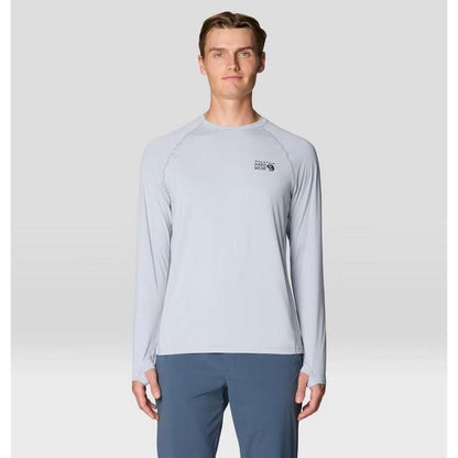 Mountain Hardwear Men's Crater Lake Long Sleeve Crew-Men's - Clothing - Tops-Mountain Hardwear-Glaical-XXL-Appalachian Outfitters