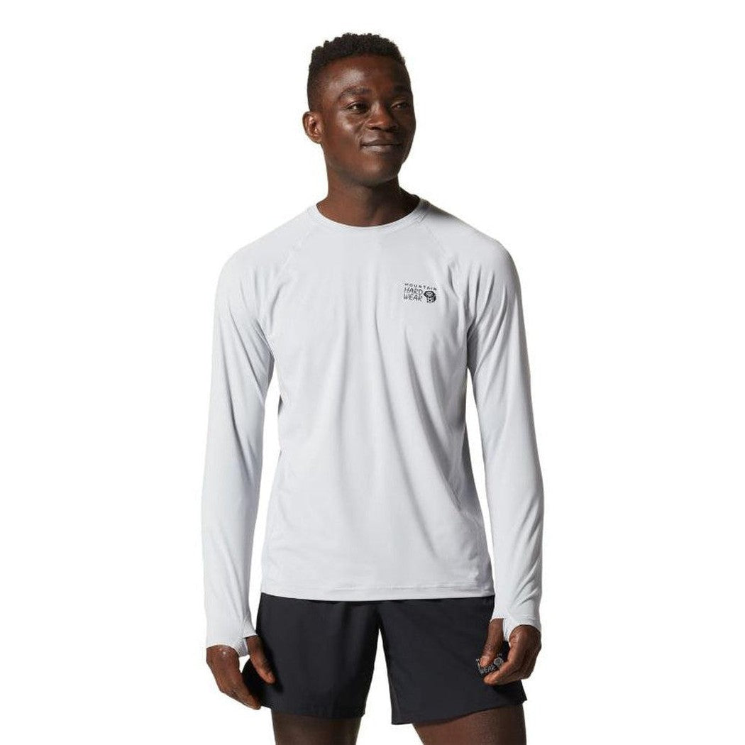 Men's Crater Lake Long Sleeve Crew-Men's - Clothing - Tops-Mountain Hardwear-Glacial-M-Appalachian Outfitters