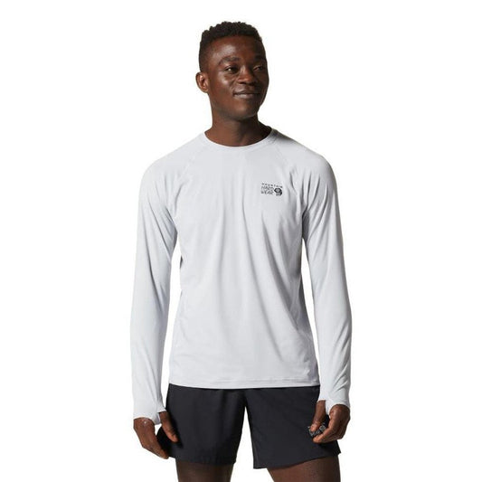 Men's Crater Lake Long Sleeve Crew-Men's - Clothing - Tops-Mountain Hardwear-Glacial-M-Appalachian Outfitters