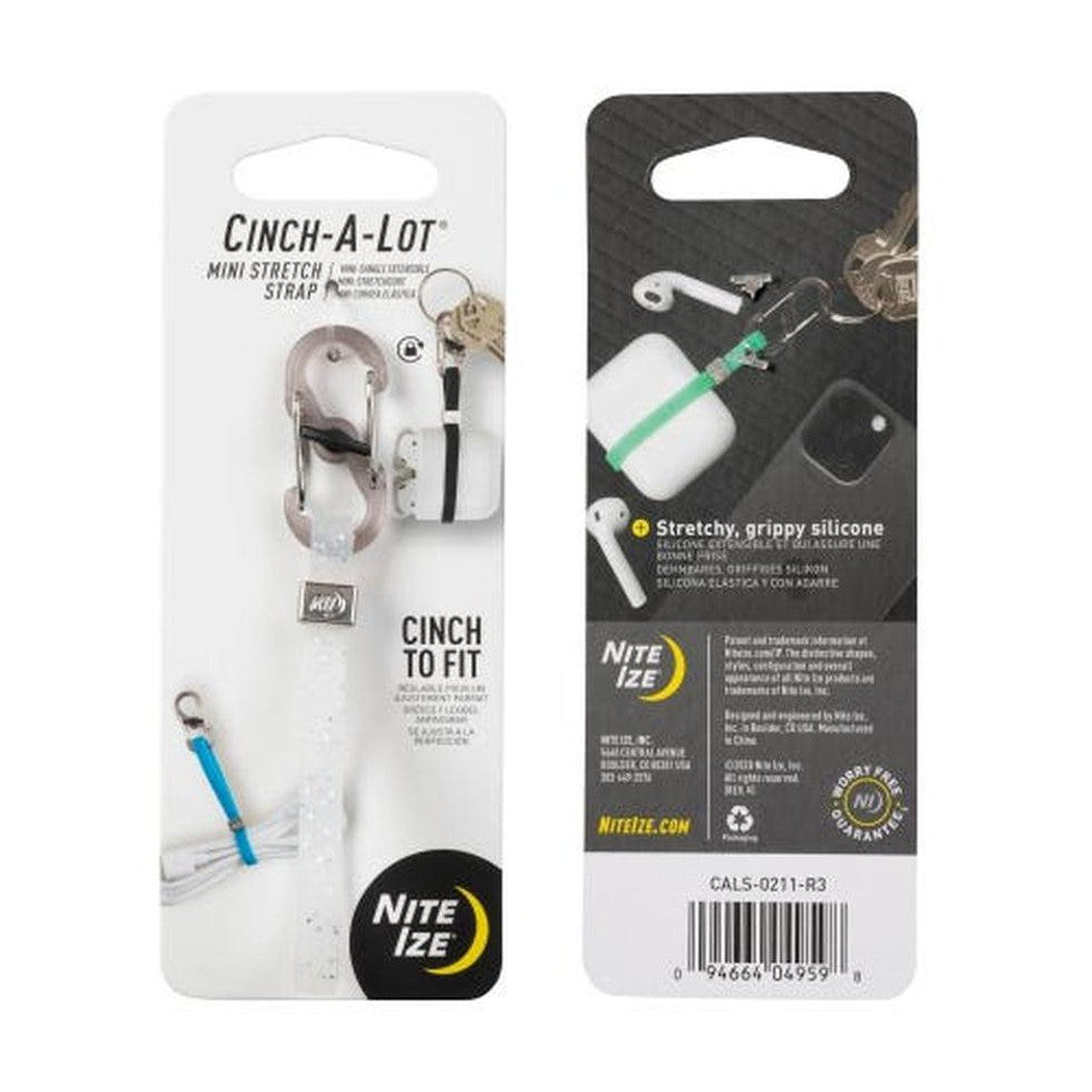Cinch-A-Lot Mini Stretch Strap-Camping - Accessories-Nite Ize-White Sparkle-Appalachian Outfitters