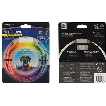 Nite Ize Nitehowl Led Safety Necklace Rechargeable Outdoor 