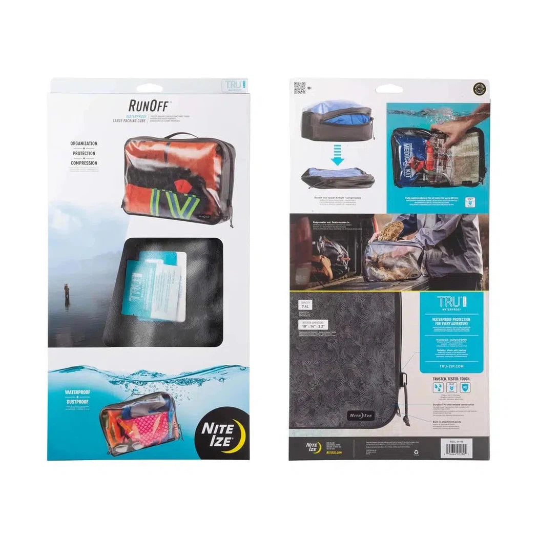 RunOff Waterproof Large Packing Cube-Camping - Accessories-Nite Ize-Appalachian Outfitters