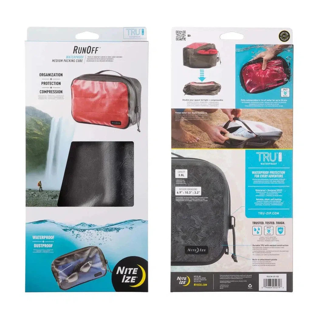 RunOff Waterproof Medium Packing Cube-Camping - Accessories-Nite Ize-Appalachian Outfitters