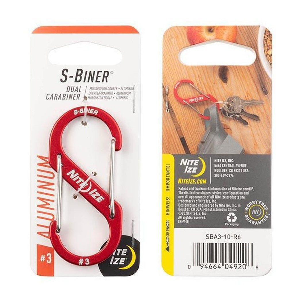 Nite Ize-S-Biner Aluminum Dual Carabiner #3-Appalachian Outfitters