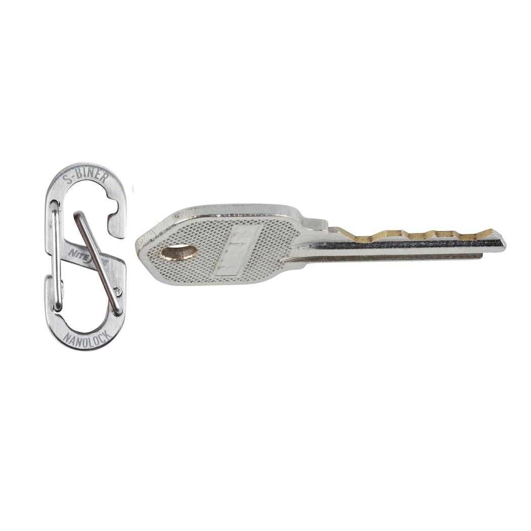 Nite Ize S-Biner NanoLock - Stainless - 4 Pack-Camping - Accessories-Nite Ize-Appalachian Outfitters