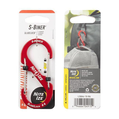 Nite Ize-S-Biner Slidelock Aluminum #4-Appalachian Outfitters