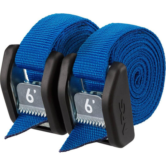 NRS Buckle Bumper Straps-Paddle Sports - Transport & Storage-NRS-Iconic Blue-6' Pair-Appalachian Outfitters