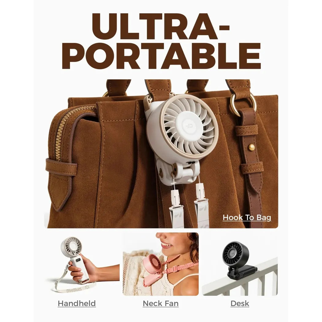 Diveblues Fanzy Handheld Fan-Camping - Accessories-Ocoopa-Appalachian Outfitters