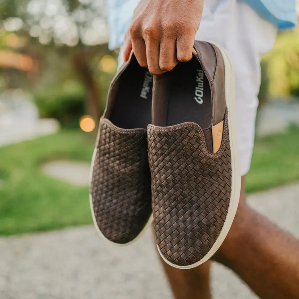 Olukai Men's Lae'Ahi Lauhala-Men's - Footwear - Shoes-Olukai-Appalachian Outfitters