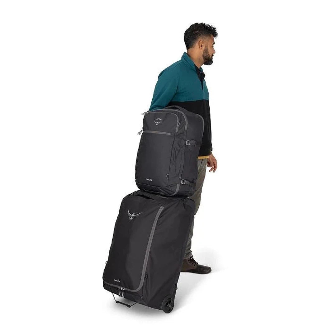 Osprey Daylite Carry-On Travel Pack 44L-Travel - Luggage-Osprey-Black-Appalachian Outfitters