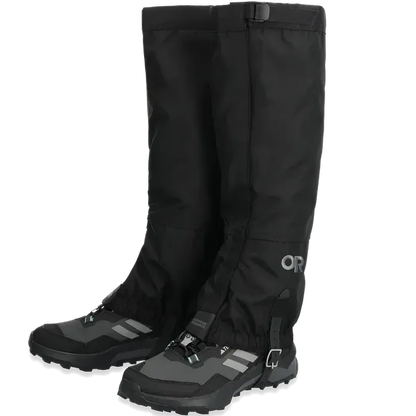 Outdoor Research Men's Rocky Mountains High Gaiters-Accessories - Gaiters-Outdoor Research-Black-M-Appalachian Outfitters