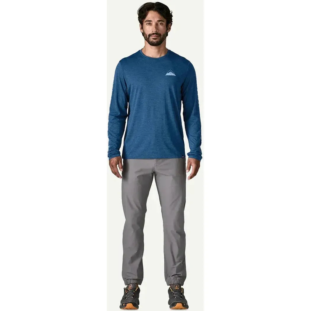 Patagonia Men's Long Sleeve Cap Cool Daily Graphic Shirt - Lands-Men's - Clothing - Tops-Patagonia-Appalachian Outfitters