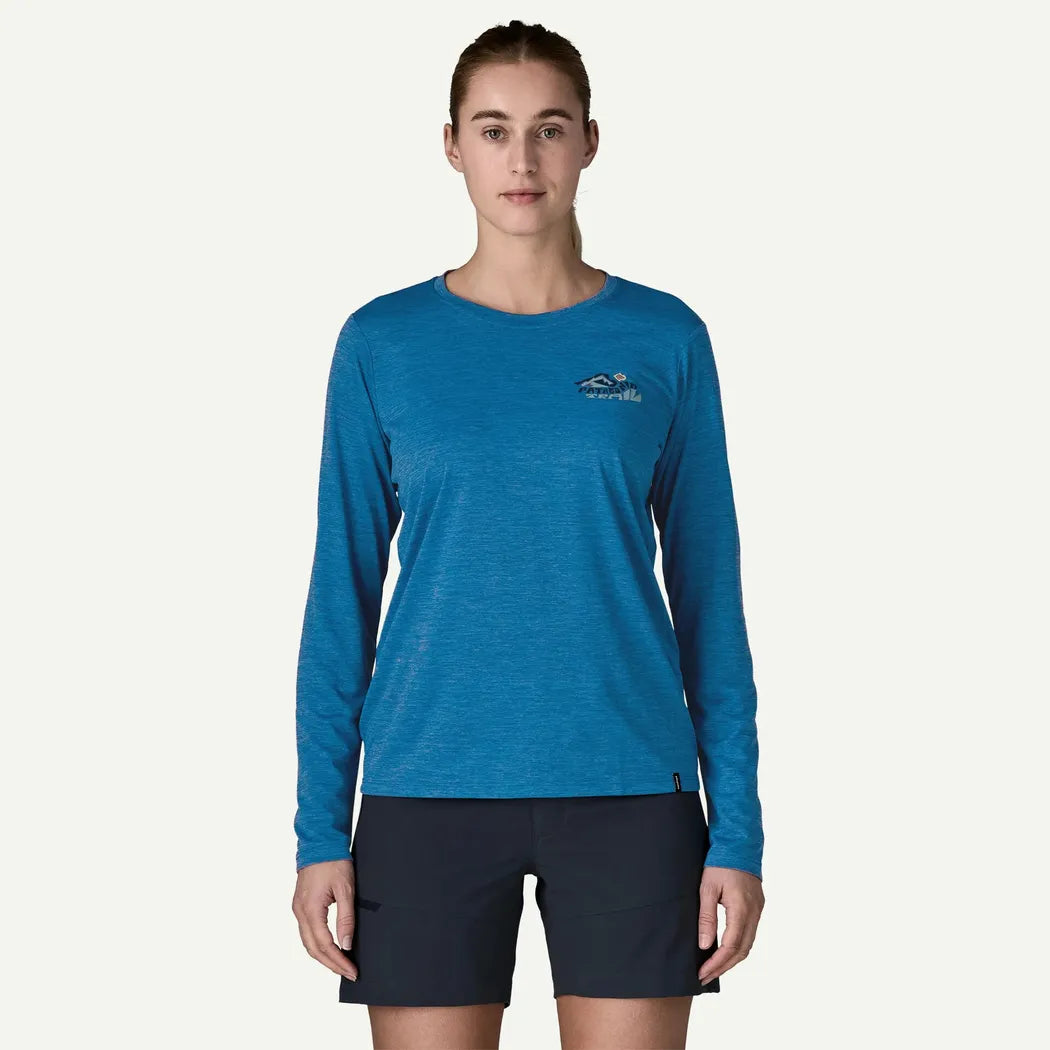 Patagonia Women' s Long Sleeve Cap Cool Daily Shirt - Trailcheck-Women's - Clothing - Tops-Patagonia-Appalachian Outfitters