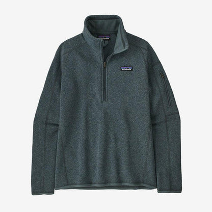 Women's Better Sweater 1/4 Zip-Women's - Clothing - Tops-Patagonia-Nouveau Green-S-Appalachian Outfitters