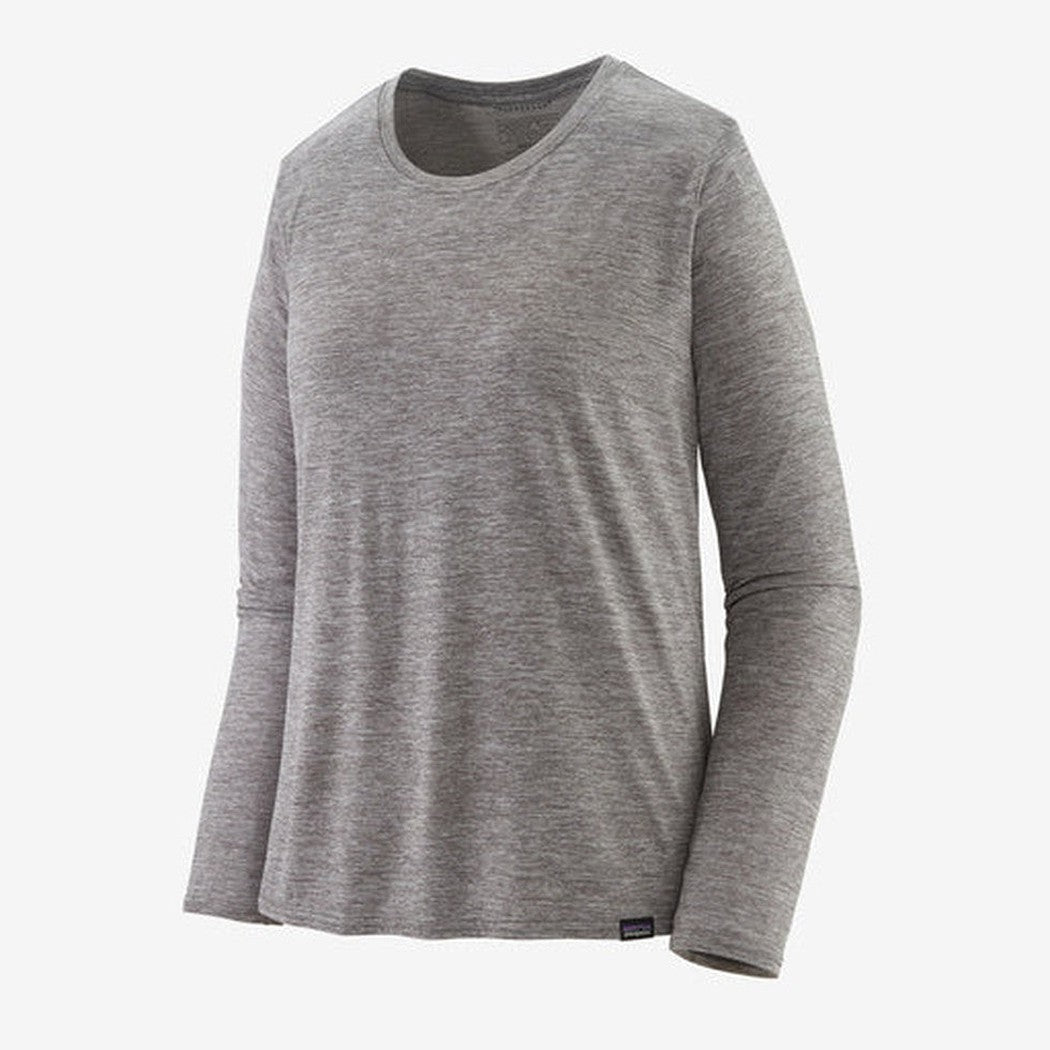 Patagonia Women's LS Cap Cool Daily Shirt-Women's - Clothing - Tops-Patagonia-Feather Grey-S-Appalachian Outfitters