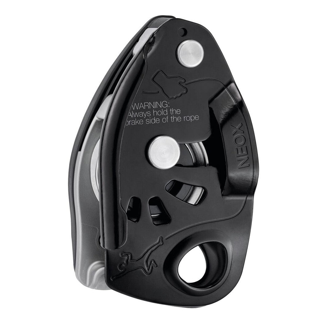 Petzl Neox-Climbing - Hardware - Belay and Rappel-Petzl-Black-Appalachian Outfitters