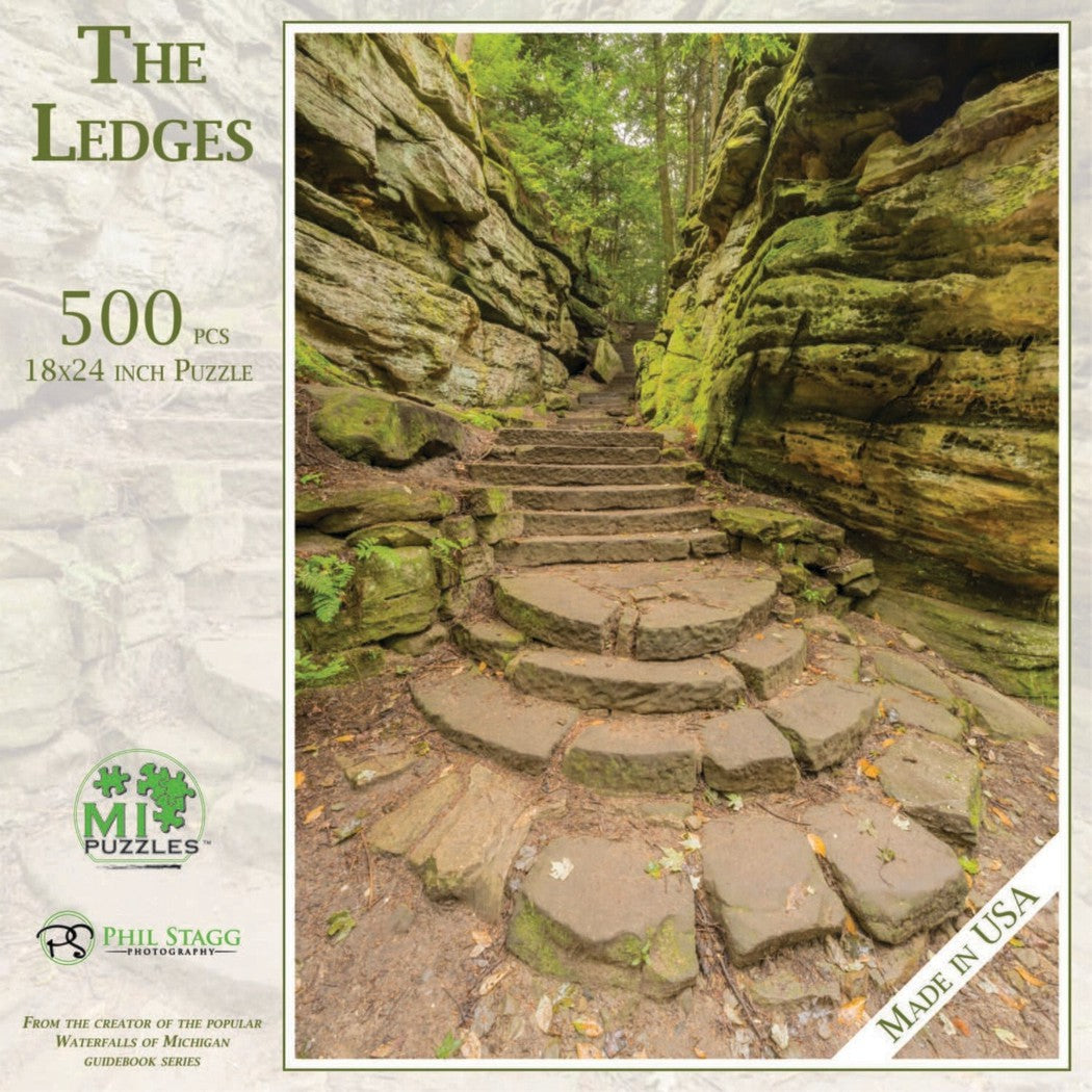 Phil Stagg Photography The Ledges - 500 Piece Puzzle-Accessories - Games-Phil Stagg Photography-Appalachian Outfitters
