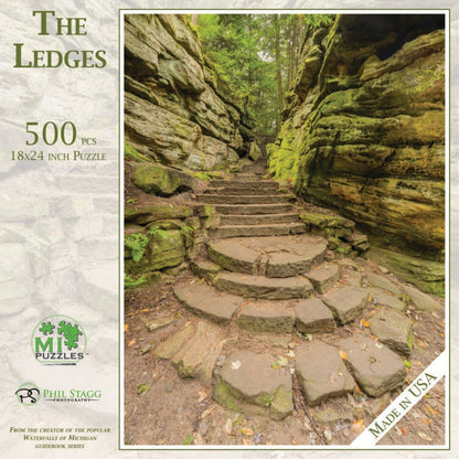 Phil Stagg Photography The Ledges - 500 Piece Puzzle-Accessories - Games-Phil Stagg Photography-Appalachian Outfitters