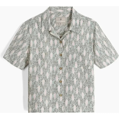 Royal Robbins Women's Camino Pucker Short Sleeve-Women's - Clothing - Tops-Royal Robbins-Sage Leaf Fish Pt-S-Appalachian Outfitters