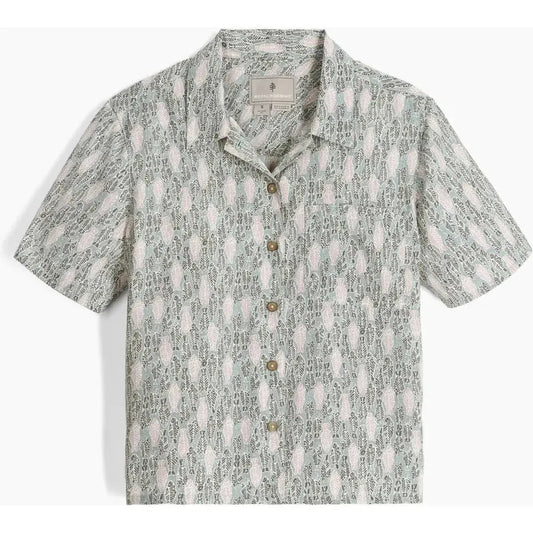 Royal Robbins Women's Camino Pucker Short Sleeve-Women's - Clothing - Tops-Royal Robbins-Sage Leaf Fish Pt-S-Appalachian Outfitters
