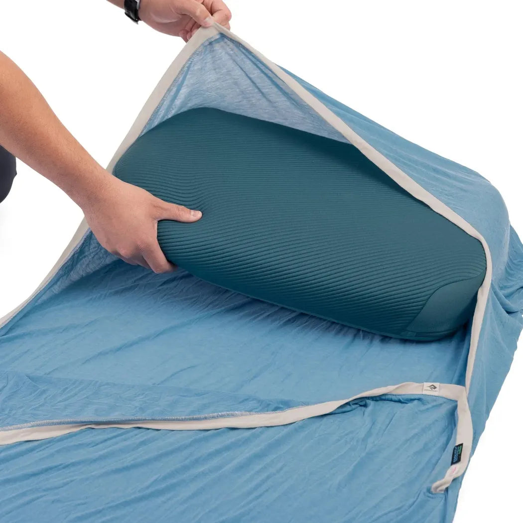 Sea To Summit Breeze Lightweight Liner - Rectangular w/ Pillow Sleeve-Camping - Sleeping Bags - Liners-Sea To Summit-Appalachian Outfitters