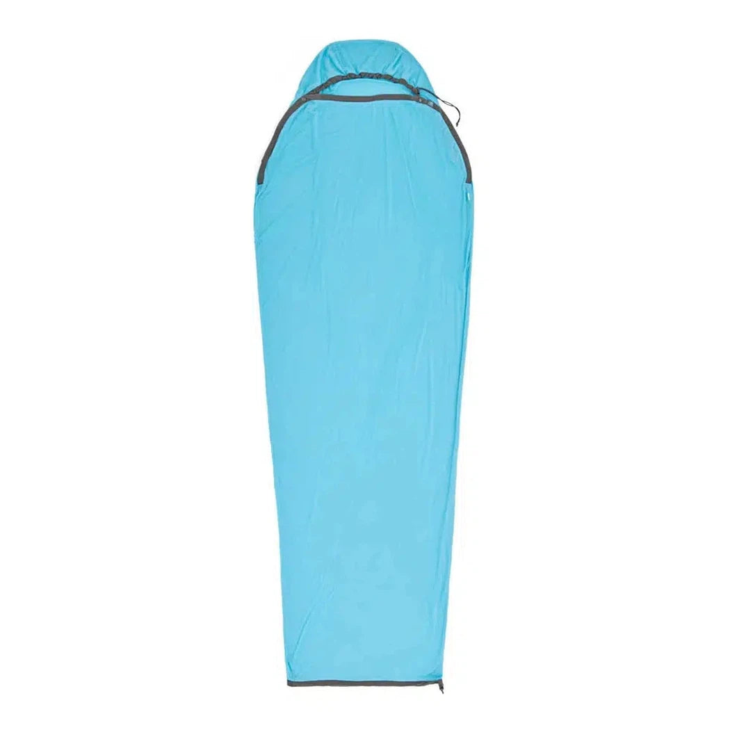 Sea To Summit Breeze Sleeping Bag Liner-Camping - Sleeping Bags - Liners-Sea To Summit-Mummy - 85in-Blue Atoll-Appalachian Outfitters