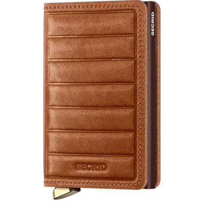 SECRID Slim Wallet - Emboss Lines-Accessories - Wallets-SECRID-Cognac-Appalachian Outfitters