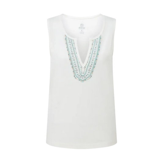 Sherpa Adventure Gear Women's Kalindi Tank-Women's - Clothing - Tops-Sherpa Adventure Gear-Katha White-S-Appalachian Outfitters