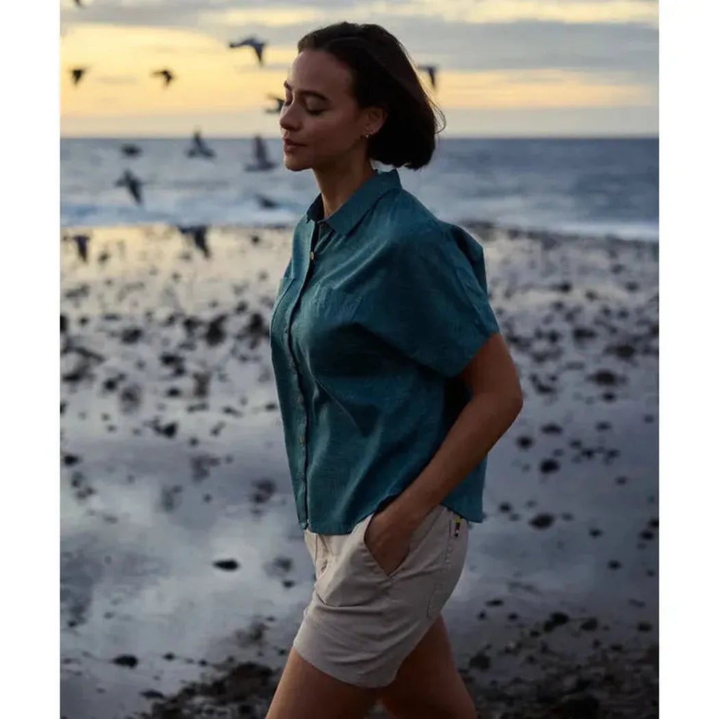 Sherpa Adventure Gear Women's Palmo Short Sleeve Shirt-Women's - Clothing - Tops-Sherpa Adventure Gear-Appalachian Outfitters