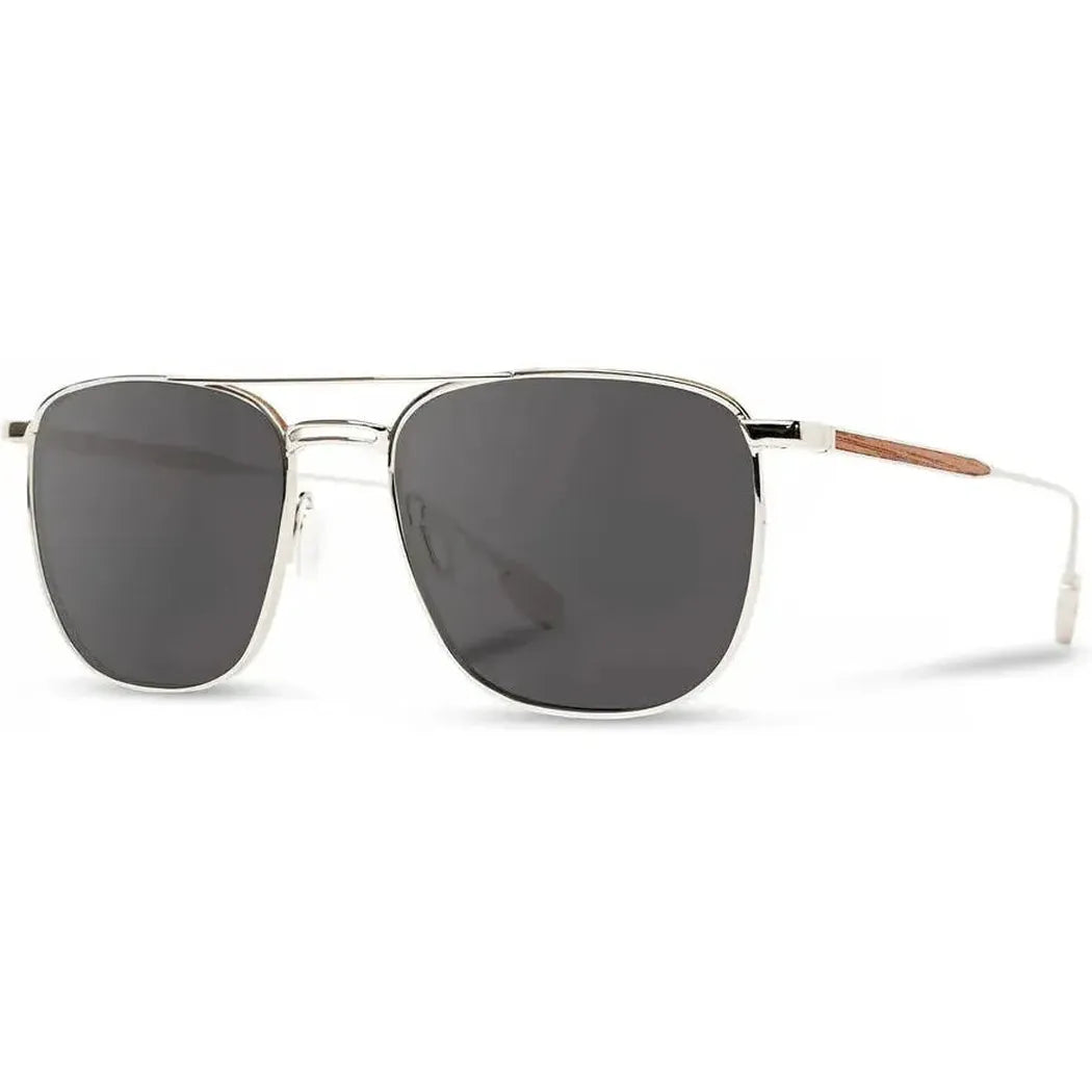 Shwood Handcrafted Ashland-Accessories - Eyewear - Sunglasses-Shwood Handcrafted-Silver // Walnut-Grey Polarized-Appalachian Outfitters