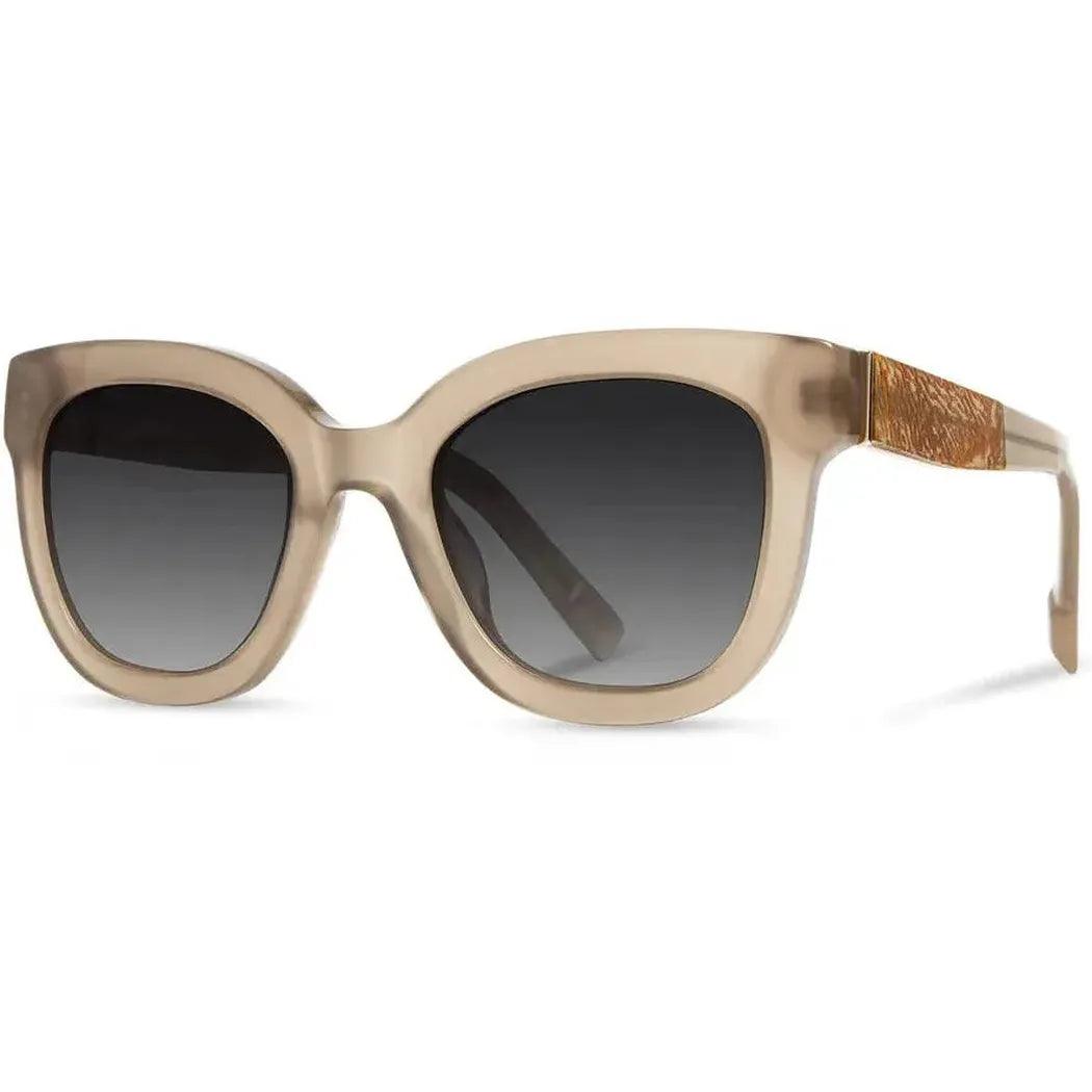 Shwood Handcrafted Lorane-Accessories - Eyewear - Sunglasses-Shwood Handcrafted-Ivory // Mushroom-Grey Fade Polarized-Appalachian Outfitters
