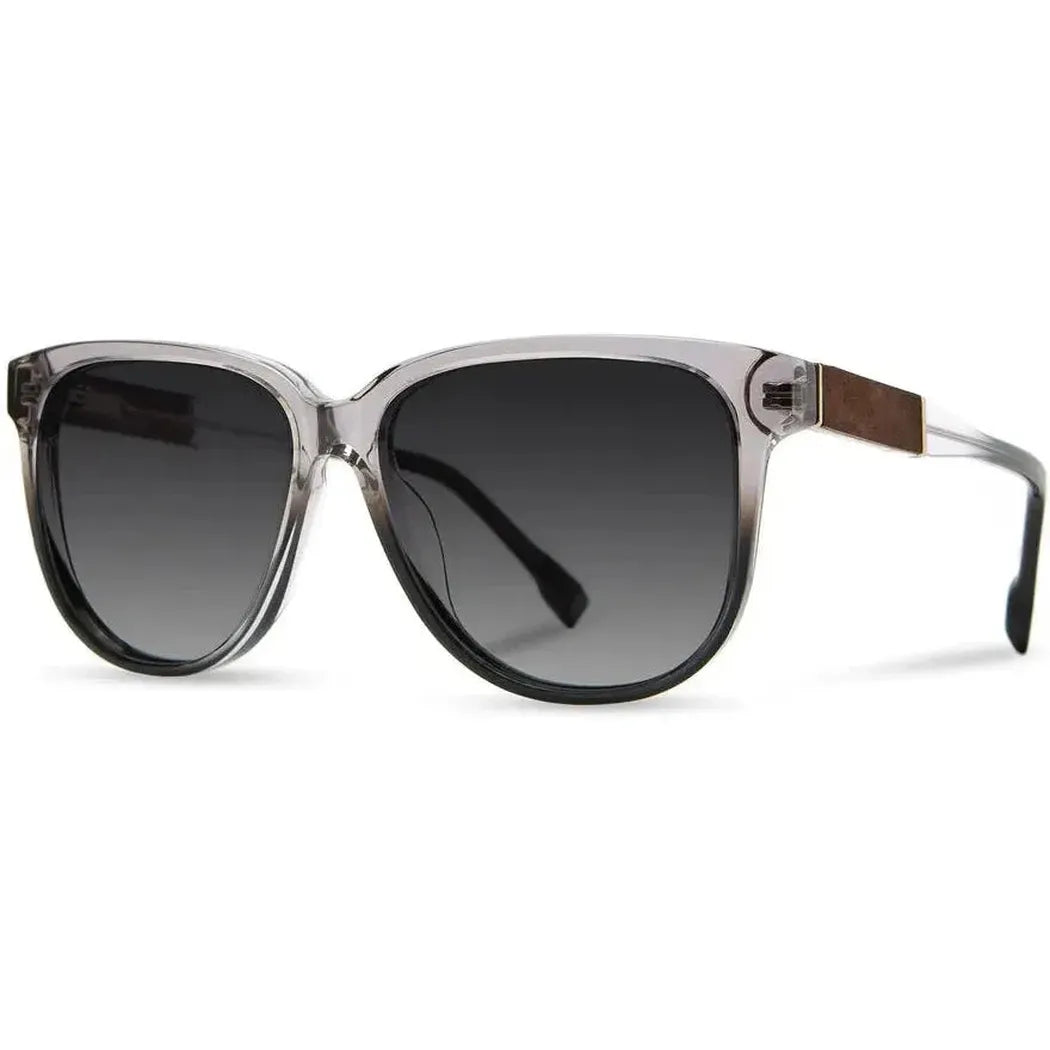 Shwood Handcrafted Mckenzie-Accessories - Eyewear - Sunglasses-Shwood Handcrafted-Moonlight // Elm Burl-Grey Fade Polarized-Appalachian Outfitters