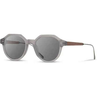 Shwood Handcrafted Powell-Accessories - Eyewear - Sunglasses-Shwood Handcrafted-Matte Smoke // Walnut-Grey Polarized-Appalachian Outfitters