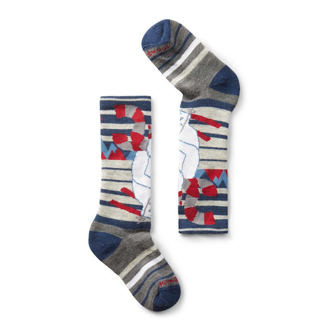 Smartwool Kid's Wintersport Full Cushion Yeti Pattern OTC Socks-Accessories - Socks - Kids-Smartwool-Appalachian Outfitters