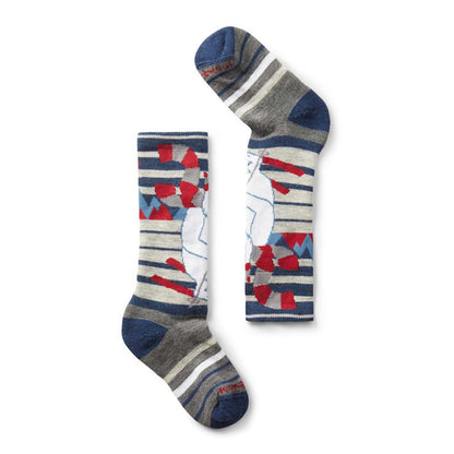 Smartwool Kid's Wintersport Full Cushion Yeti Pattern OTC Socks-Accessories - Socks - Kids-Smartwool-Appalachian Outfitters