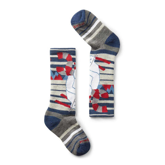Smartwool Kid's Wintersport Full Cushion Yeti Pattern OTC Socks-Accessories - Socks - Kids-Smartwool-Appalachian Outfitters