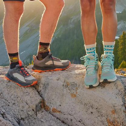 Smartwool Women's Hike Light Cushion Retro Floral Mid Crew Socks-Accessories - Socks - Women's-Smartwool-Appalachian Outfitters