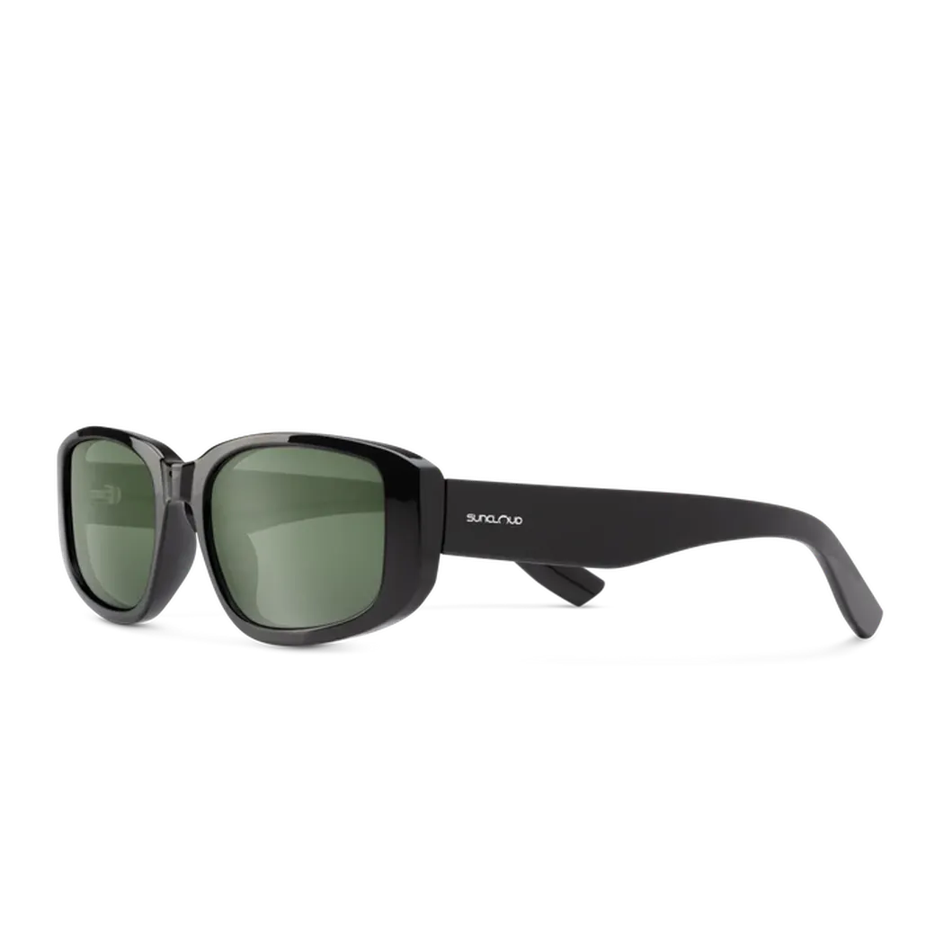Suncloud Lane-Accessories - Eyewear - Sunglasses-Suncloud-Black-Polarized Gray Green-Appalachian Outfitters