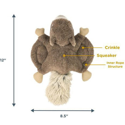 Tall Tails Plush Flying Squirrel Toy - 12"-Pets - Toys-Tall Tails-Appalachian Outfitters