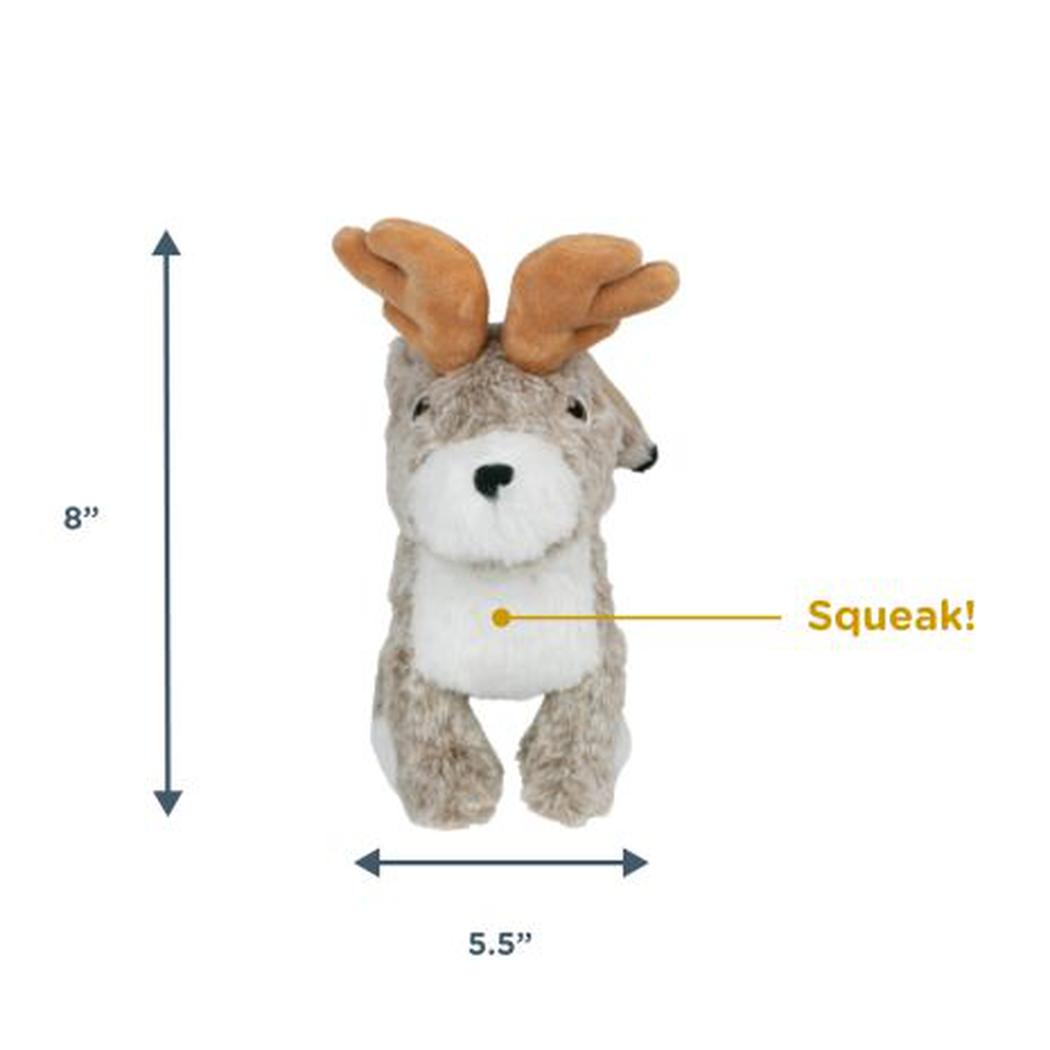 Tall Tails Plush Jackalope Twitchy Toy - 9"-Pets - Toys-Tall Tails-Appalachian Outfitters
