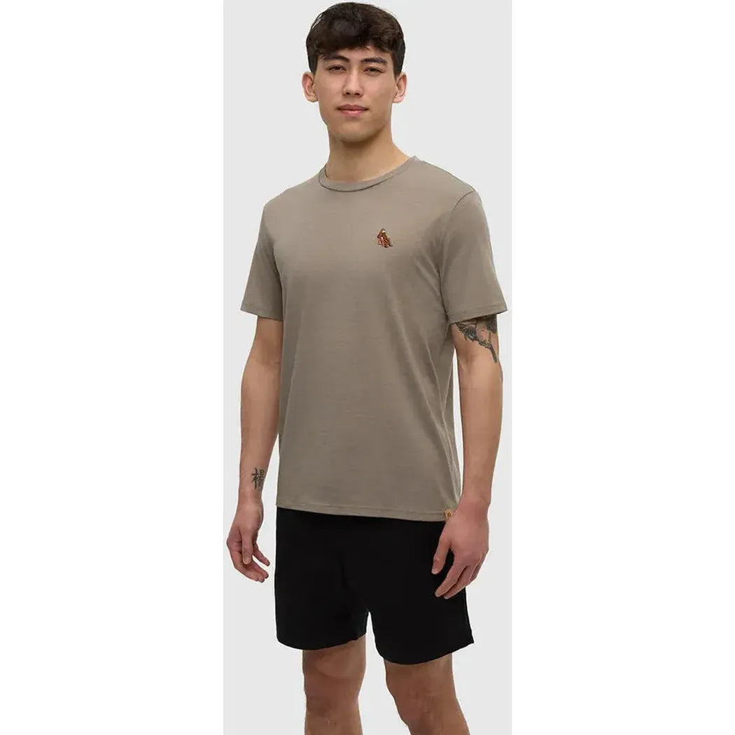 Tentree Men's Sasquatch T-Shirt-Men's - Clothing - Tops-Tentree-Clay Heather Adirondack-M-Appalachian Outfitters