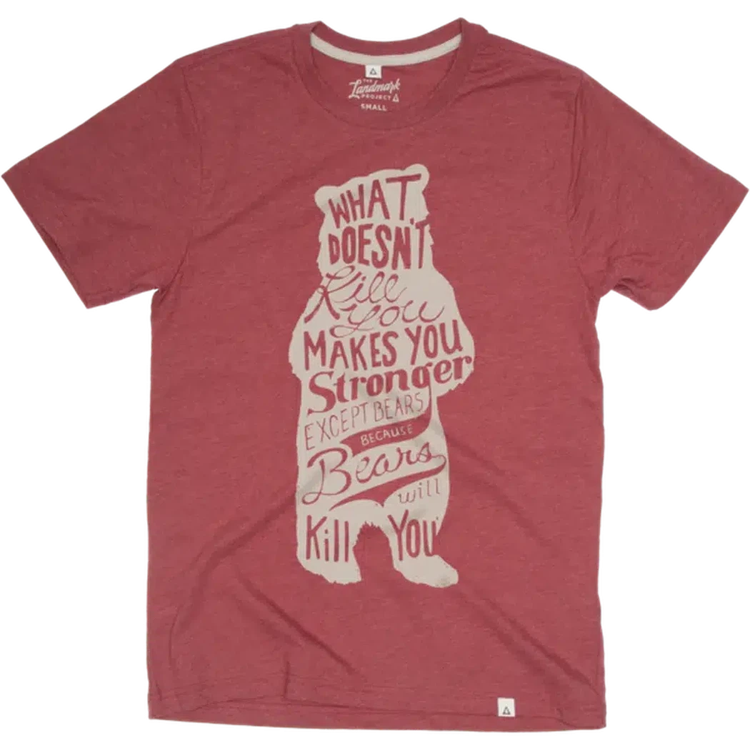 The Landmark Project Bear Tee-Unisex - Clothing - Tops-The Landmark Project-Poppy-XS-Appalachian Outfitters