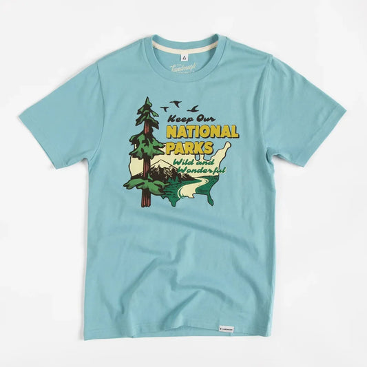 The Landmark Project Wild and Wonderful Unisex Short Sleeve Tee-Unisex - Clothing - Tops-The Landmark Project-Glacier Blue-XS-Appalachian Outfitters